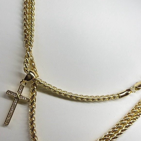 Elegant Gold Filled 3mm Milano Wheat Chain necklace - Picture 5 of 7